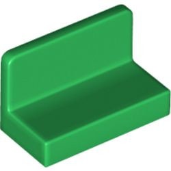 4865b-6 Paneel 1x2x1 (bankje) vlak afgeronde hoeken groen NIEUW *1B018
