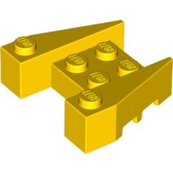 50373-3 WigSTEEN 3x4 verhoogde zijkanten met zijsleuven geel NIEUW *