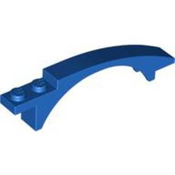 50967-7G Dakpan gebogen 1x8x 1 2/3 (spatbord) blauw gebruikt *1D036