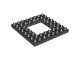51705-11 DUPLO plaat 8x8 MET GAT 4x4 zwart NIEUW *