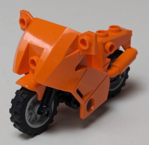 52035c01-4 Motorfiets (NIEUWE type) VERZENDING ALLEEN PER PAKKETPOST!! oranje NIEUW *5D0000
