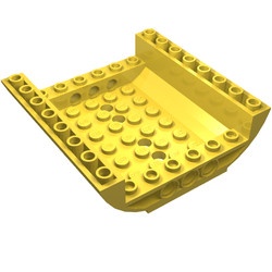 54091-3 Omgekeerde dakpan 8x8x2 dubbel geel NIEUW *1L000