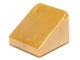 54200-115 Dakpan klein 30 graden 1x1x 2/3 goud, parel NIEUW *1B191