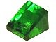 54200-20 Dakpan klein 30 graden 1x1x 2/3 transparant groen NIEUW *1B191