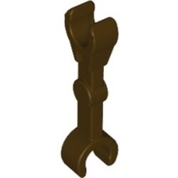 59230-120 Mechanische arm 1x3 met clip VERICALE grip bruin, donker NIEUW *0W002