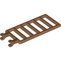 6020-150 7x3 rooster met dubbele clips AAN ÉÉN ZIJDE caramel, midden NIEUW *1B250