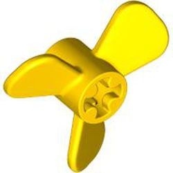 6041-3G Propellor L3 diameter- 3 gedraaide bladen geel gebruikt *1D042