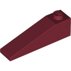 60477-59 Dakpan 18 graden 1x4 rood, donker NIEUW *1B121