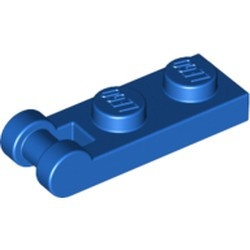 60478-7 Platte plaat 1x2 met gesloten hendel KOPZIJDE!!! blauw NIEUW *1B295