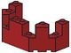 6066-59 Kasteel- kantelen 4x8x2 1/3 rood, donker NIEUW *