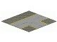 6099px2-9G Basisplaat 32x32 landingpaats gele cirkel lichtgrijs (klassiek) gebruikt *3K000 - Img 2