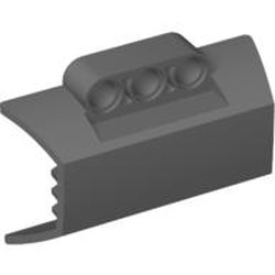61069-85G Technic motorblok- half grijs, donker (blauwachtig) gebruikt *04T096