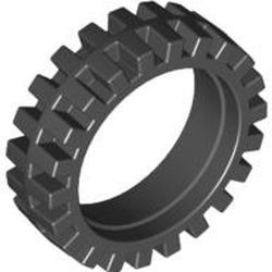 61254-11G Band 24x7mm offset zwart gebruikt *