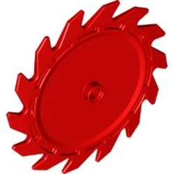 61403-5 Technic, cirkelzaagblad 9x9 rood NIEUW *0L0000