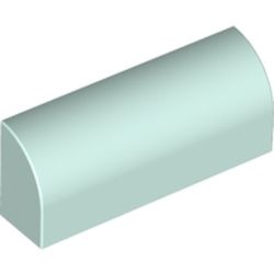 6191-152 Steen, 1x4x 1 1/3 met afgeronde top, geen noppen aqua, licht NIEUW *1B071
