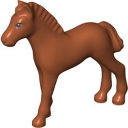 6193pb04-68 Pony, BELVILLE oranje, donker NIEUW *5K000
