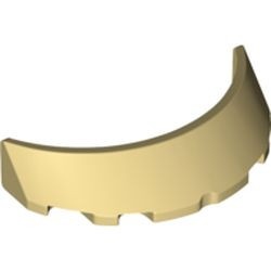 62360-2 Autoruit 3x6x1 gebogen crème NIEUW *5D0000