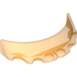 62360-98G Autoruit 3x6x1 gebogen transparant oranje gebruikt *5D0000