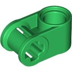 6536-6G Technic, As koppelaar rond/as hoek 90 graden groen gebruikt *0L0000