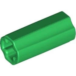 6538c-6 Technic, As koppelaar ribbels lengterichting groen NIEUW *1A074
