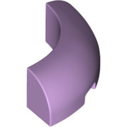 65617-157 Steen, dik kwartrond 3x3 zonder noppen lavender, midden NIEUW *