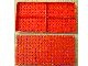 700eX-5G Steen/plaat 10x20 oudere type geen nopgaten onder rood gebruikt *5K0000
