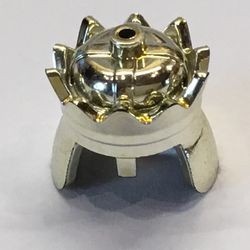 71015-21G Kroon, groot chroom goud gebruikt *0L0000