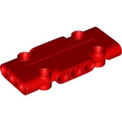 71709-5 Technic, Sierpaneel plat 3x7x1 (klein) rood NIEUW *4T087