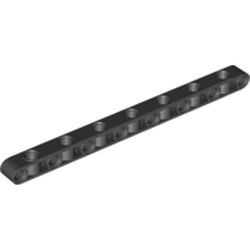 71710-11 Technic, Helbalk 1x15 GATEN BOVENOP zwart NIEUW *1D000