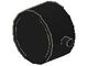 73092-11G Magneet, rond (trein) zwart gebruikt *0L0000