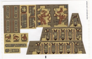 7327stk02 STICKER 7327 Scorpion Pyramid Sheet 2 NIEUW *0S0000