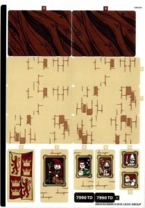 75953stk01 STICKER 75953 HARRY POTTER: Hogwarts Whomping Woillow NIEUW *0S0000