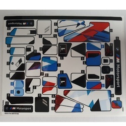 76922stk02 STICKER 76922 Speed Champions- BMW M4 GT3- BMW M Hybrid V8 sticker 2 NIEUW *0S0000