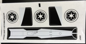 7915stk01 STICKER 7915 STAR WARS Imperial V-wing Starfighter NIEUW *0S0000