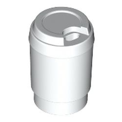 79816-1 Meeneembeker MET gat in op (zie 15496) wit NIEUW *0L0000