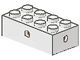 800-1G Steen 4x2 met houder voor stuurmechaniek wit gebruikt *