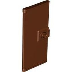 80683-88 Deur 1x3x6 met deurknop bruin, roodachtig NIEUW *1L0000