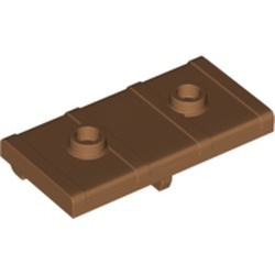 80835-150 Deksel kist plat met twee noppen caramel, midden NIEUW *5K000