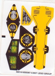 8105stk01 STICKER 8105 Iron Condor NIEUW *0S0000