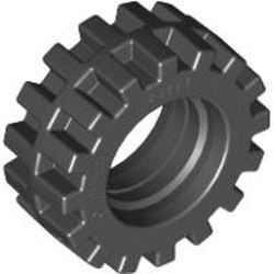 87414-11 Band 15x6mm offset met doorlopende band in het midden van de groeven zwart NIEUW *5W000
