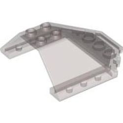 87606-13 Ruit 6x6x2 transparant zwart NIEUW *