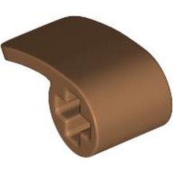 89679-150 Technic, paneel gebogen 2x1x1 caramel, midden NIEUW *4T089