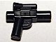 92738-11 Pistool, blaster klein korte loop zwart NIEUW *0L0000
