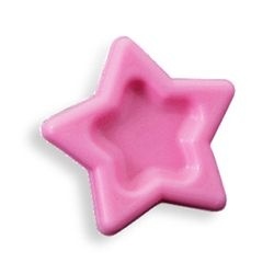 93080f-104 Haardecoratie- ster roze, helder NIEUW *0D0000