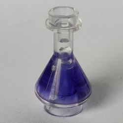 93549pb02-12 Laboratorium kolf met trans-paarse vloeistof transparant NIEUW *0D0000