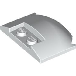 93604-1 Wigplaat gebogen 3x4x 2/3 drievoudig gebogen (korte motorklep) wit NIEUW *
