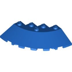 95188-7 Steen, 6x6 hoek met 33 graden afloop blauw NIEUW *5K000
