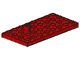 967-5G Plaat 4x8 met nop voor trailer 968 rood gebruikt *