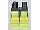 970c34pb01-34 Zwarte heupen, lime benen en zwarte strepen op knie zwart NIEUW *2B000