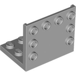 98287-86G Verbindingsplaat 3x4 - 3x4 grijs, licht (blauwachtig) gebruikt *1L0000